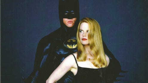 Val Kilmer and Nicole Kidman in promotional image for Batman