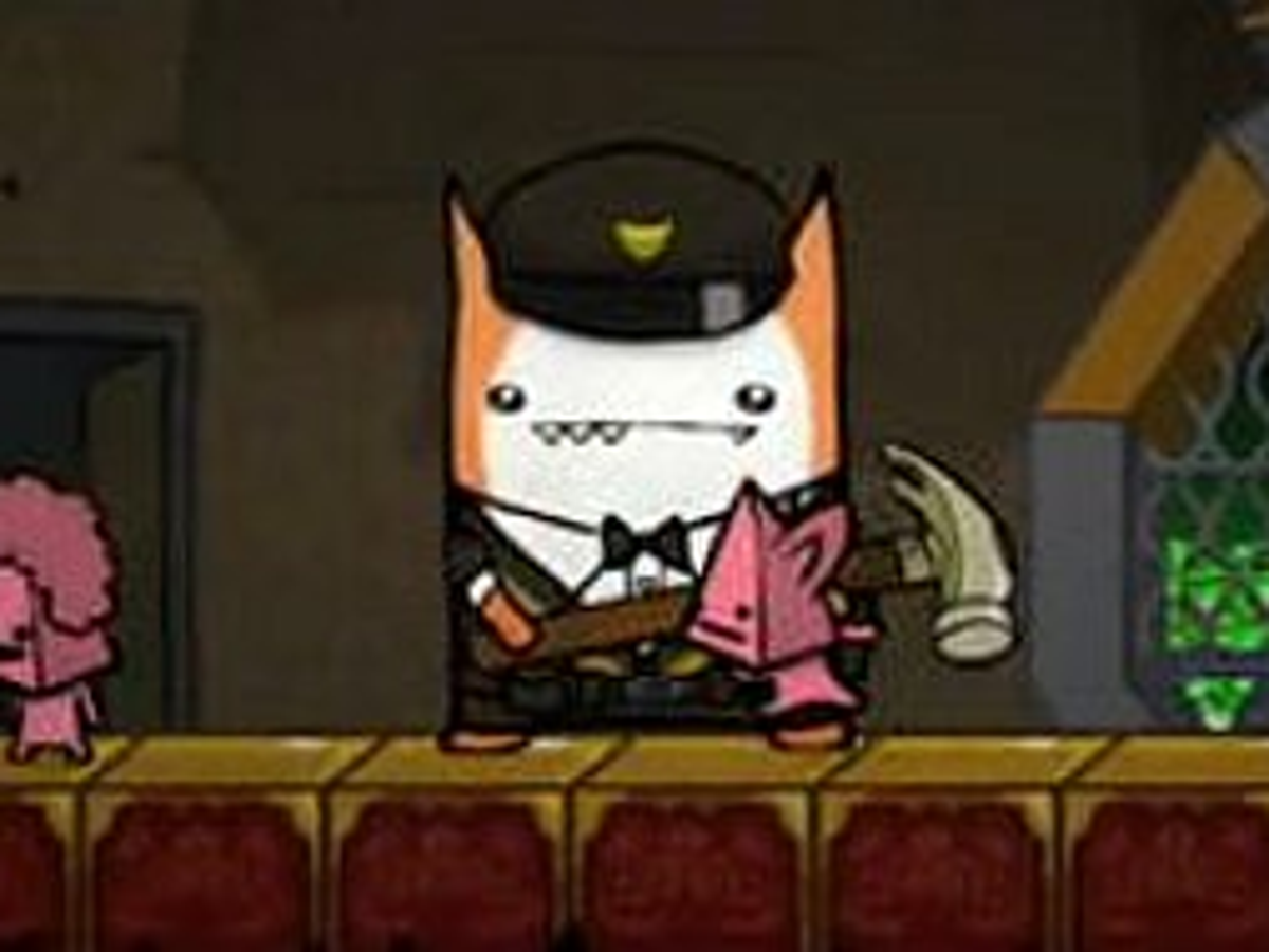 Battleblock Theater Cat Gif