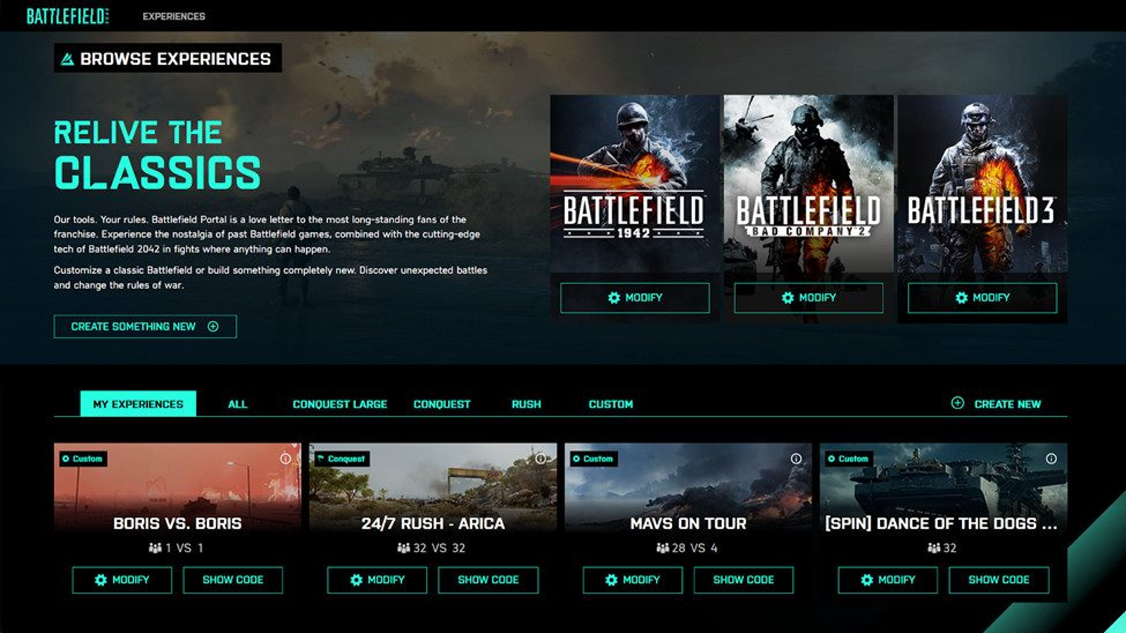 Watch 'Battlefield 2042' gameplay footage of 'Battlefield Portal' mode