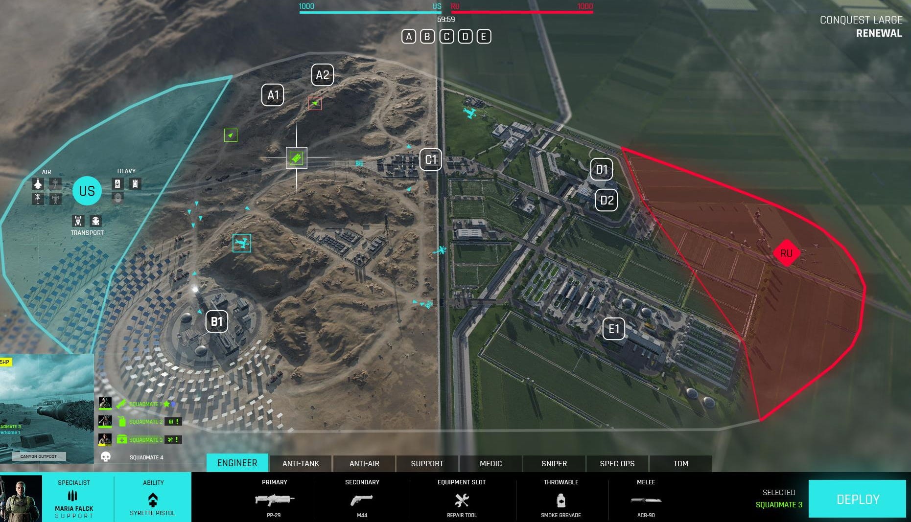 Battlefield 2042 deploy screen concept pretty much solves all of the ...