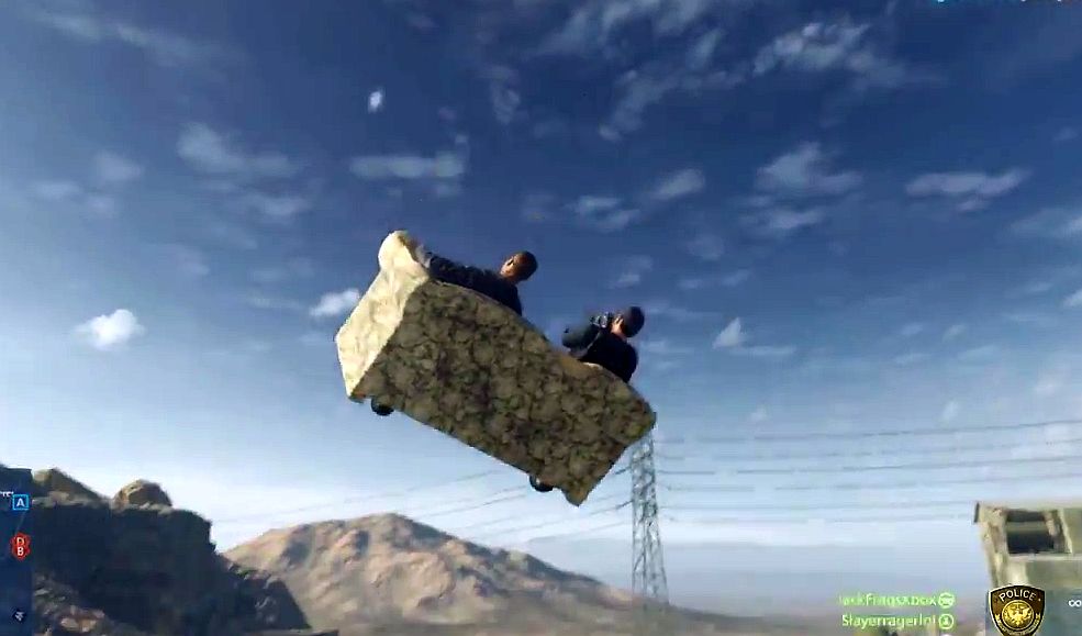 Driving a couch in Battlefield Hardline is the 'American Dream' VG247