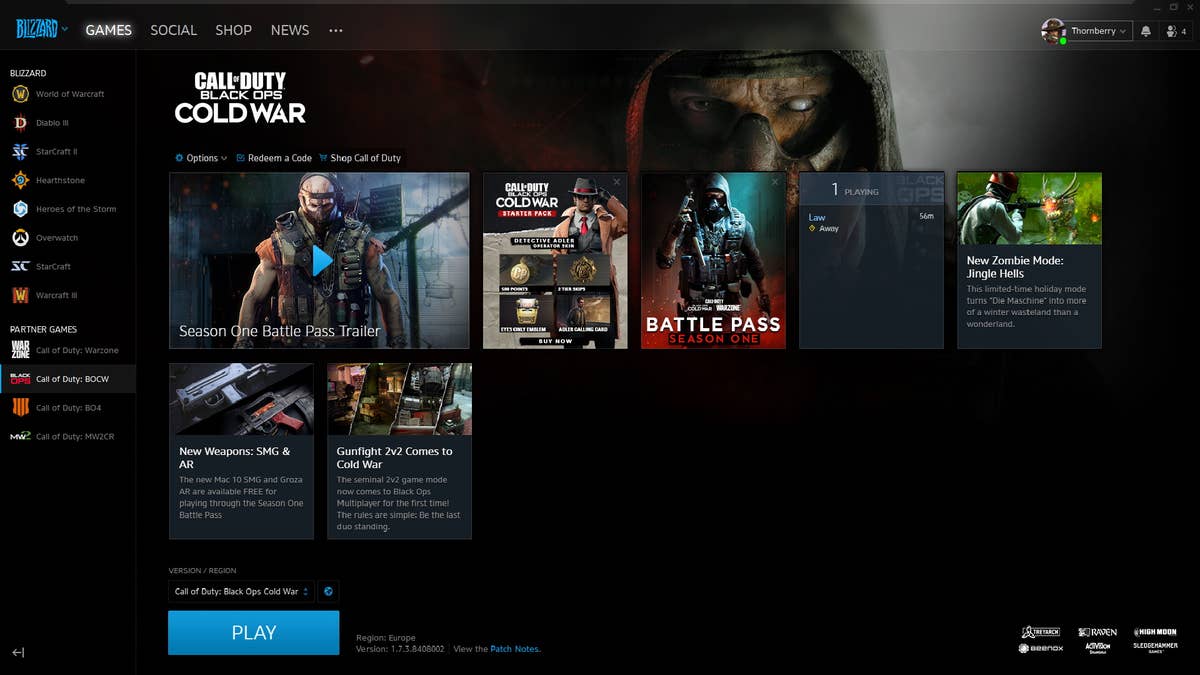 The new Battle.net Home Page is live! — Battle.net — Blizzard News