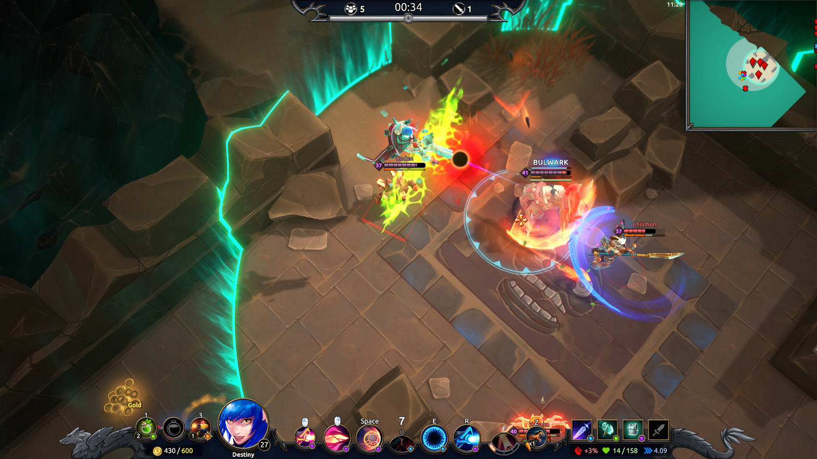One of the few games where the top of the leaderboard are all playing something different : r/BattleRite