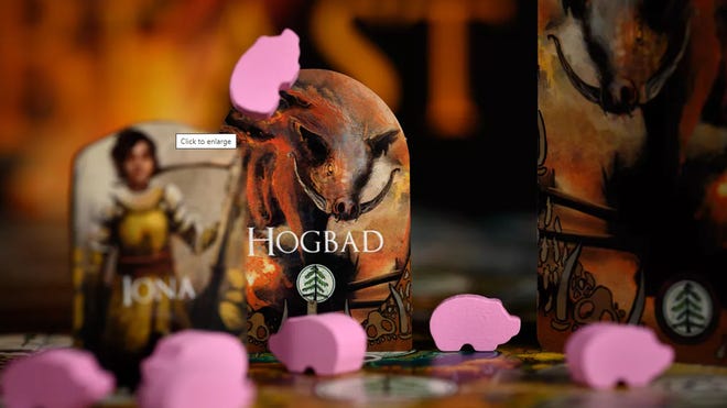 A close-up image of the components for Beast.