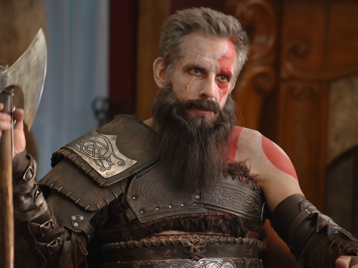 God of War Ragnarök trailer makes Ben Stiller Kratos