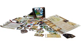 Robinson Crusoe: Adventures on the Cursed Island co-op board game components