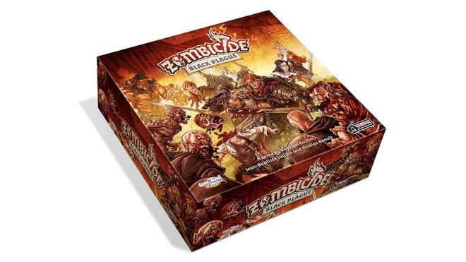 Zombicide: Black Plague horror board game box