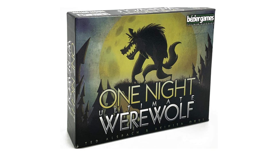One Night Ultimate Werewolf horror board game box