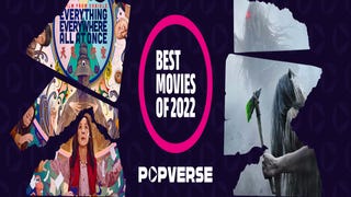 Graphic that reads Best Movies of 2022, featuring posts from Everything Everywhere All at Once and Prey