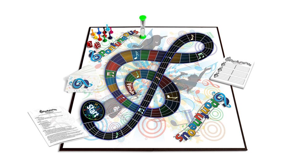 Spontuneous party board game game board
