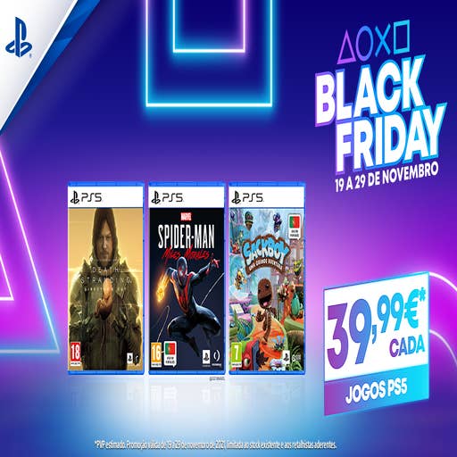 Semana Black Friday da : jogos de PS4 e PS5 em oferta
