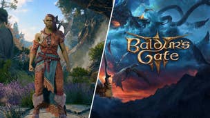 Custom header showing barbarian and Baldur's Gate 3 logo
