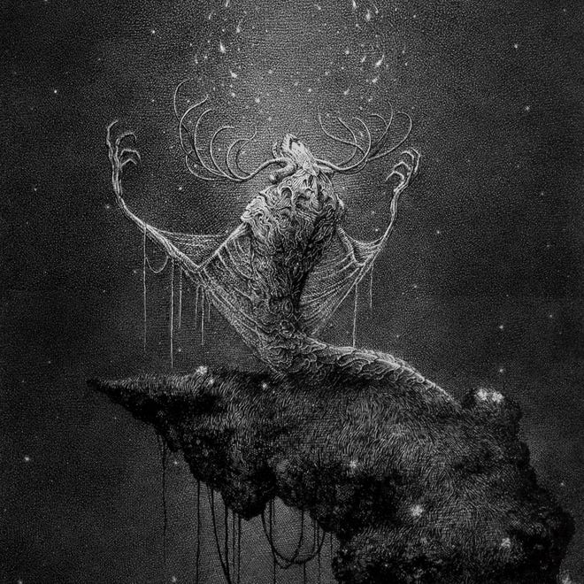 Artwork for Black God's Kiss, an adventure setting for D&D 5E and OSE based on the weird fiction of C.L. Moore.