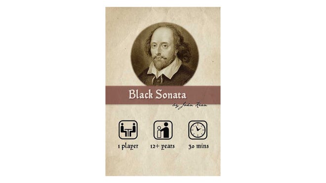 Black Sonata board game box