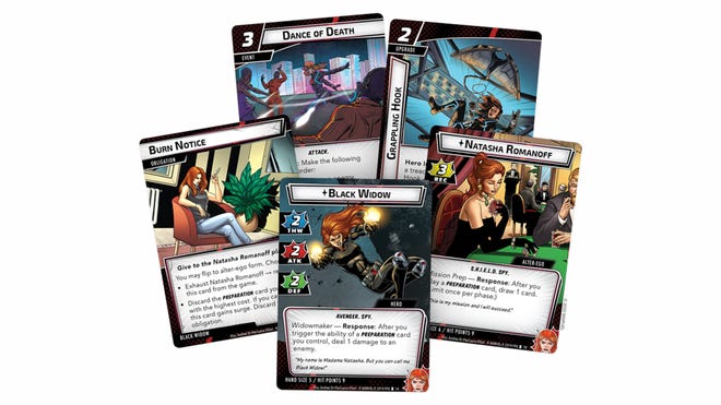 Black Widow Hero Pack Marvel Champions: The Card Game fan