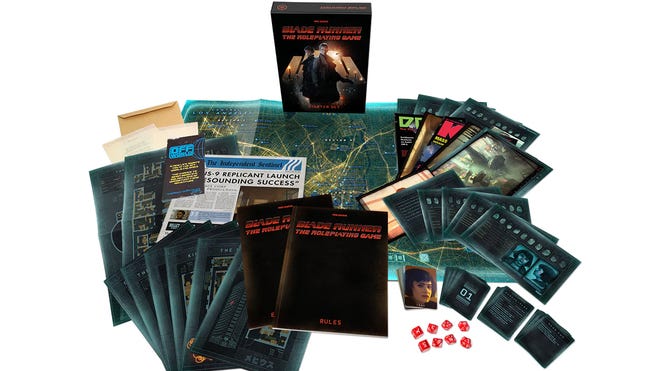 An image of the stuff in Blade Runner: The Roleplaying Game.