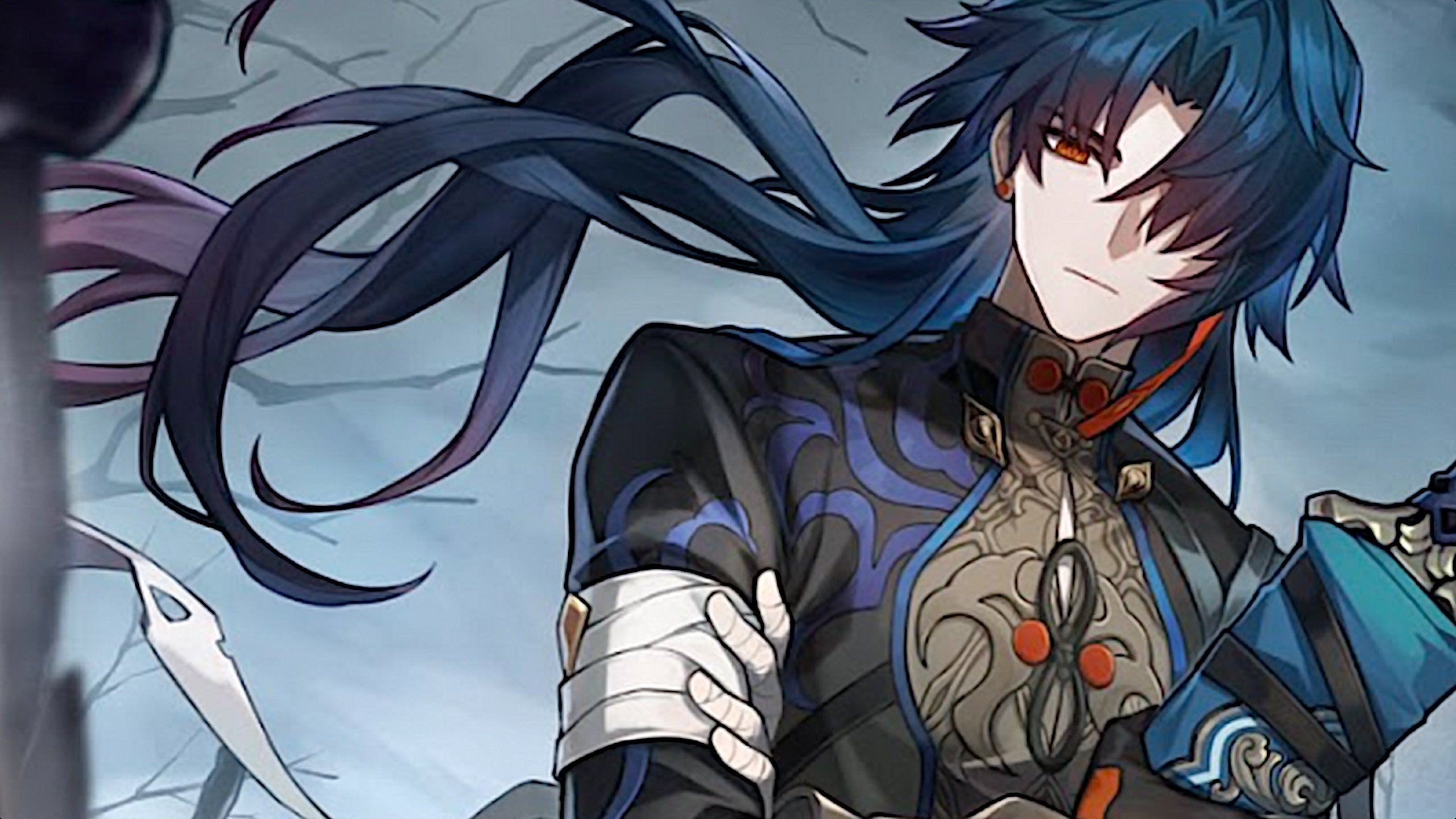 Блейд хонкай стар реил. Хонкай персонажи. Star rail блейд. Blade honkai star rail art. Blade honkai star.