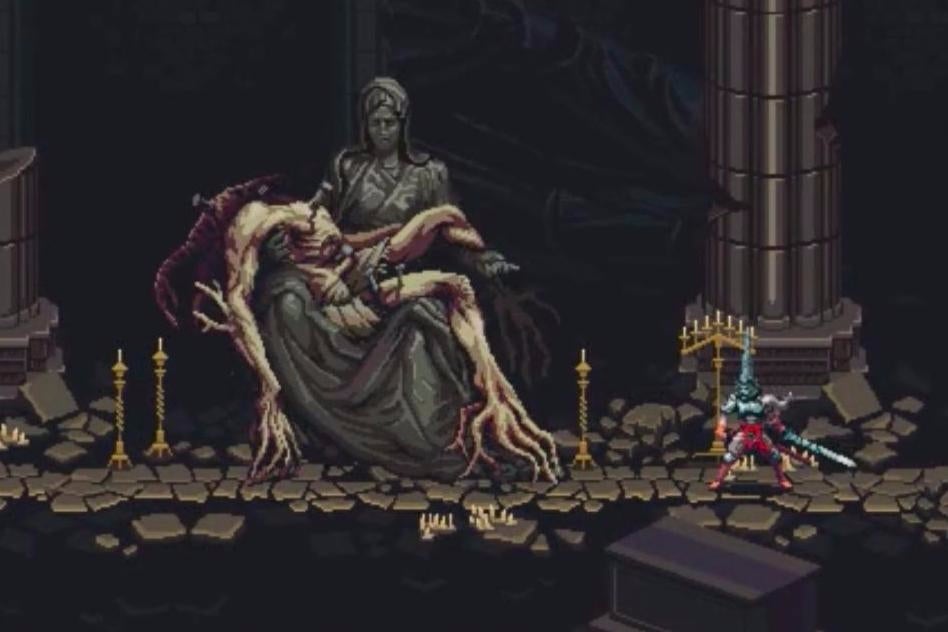 Gothic metroidvania Blasphemous features some truly inspired pixel