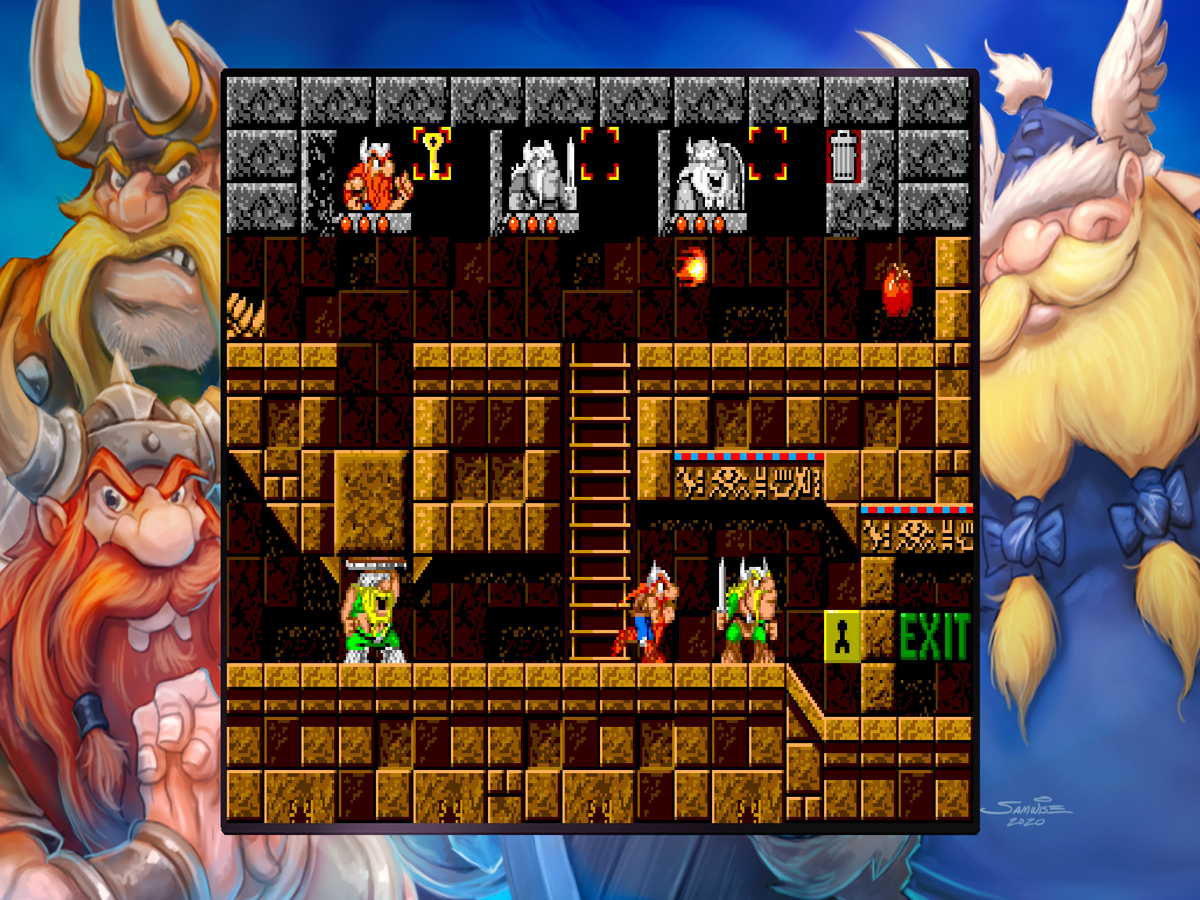 Classic Blizzard Games Free to Download  The lost vikings, Free games,  Pixel art games