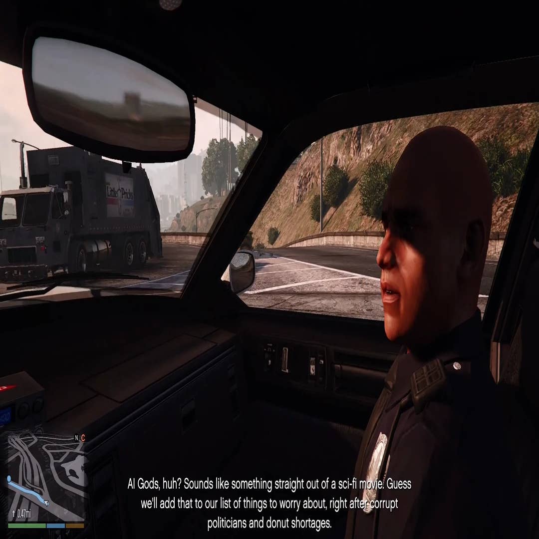 GTA5 game new MOD: introduce a new story mode, use AI to make NPC