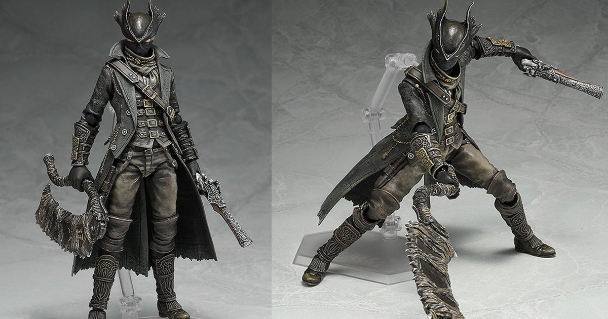 Figura de acción de Bloodborne Figma 367-DX Hunter The Old Hunters Figura de acción de Bloodborne Figma 367-DX Hunter The Old Hunters