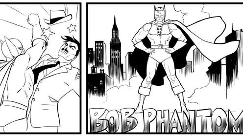 Cropped page featuring Bob Phantom from Archie Comics