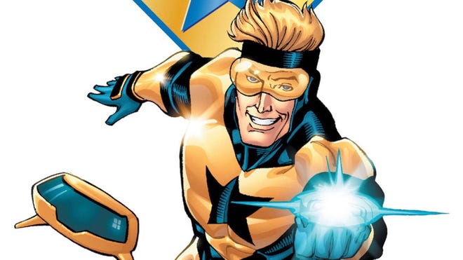 Booster Gold and Skeets