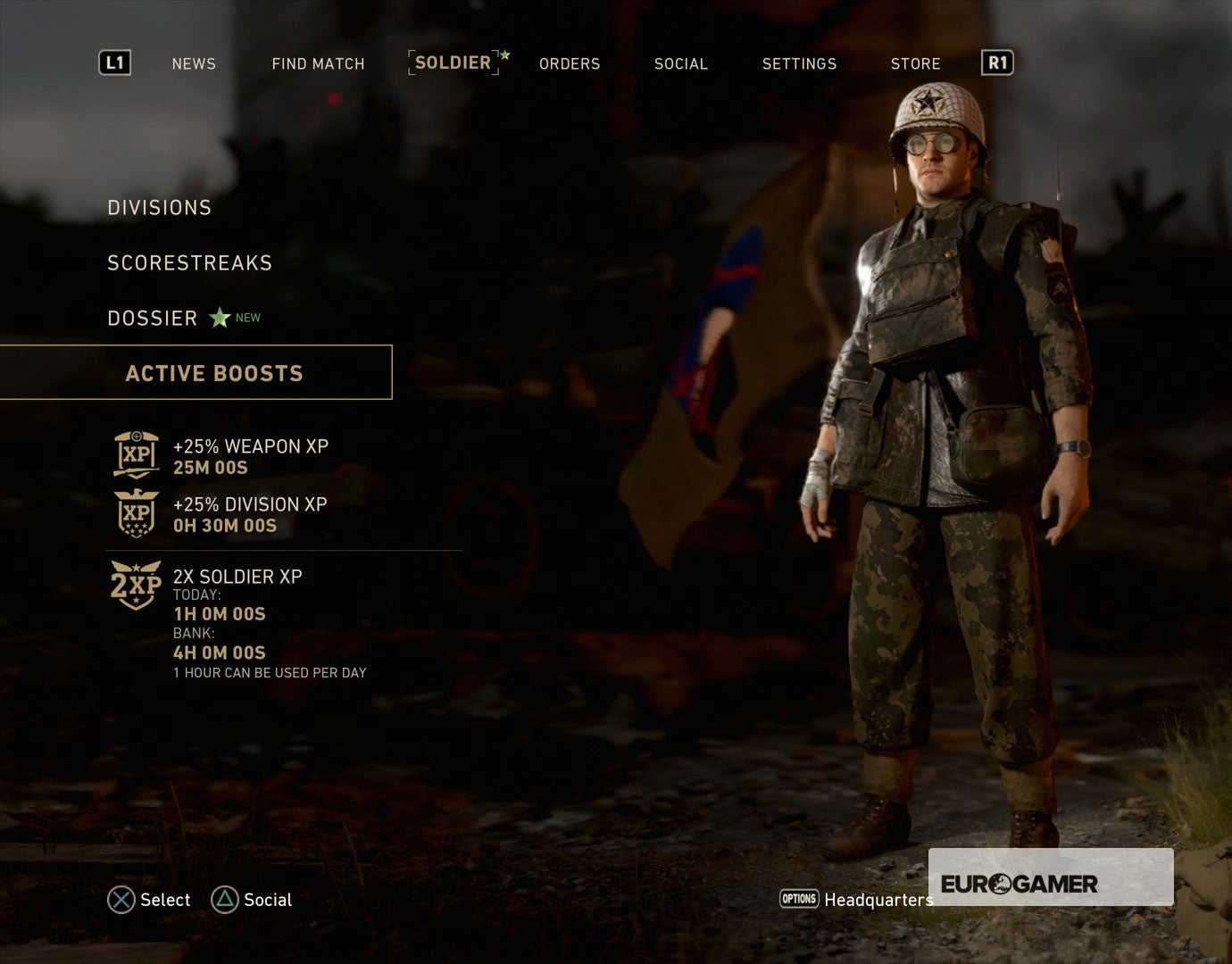 Call of Duty WW2 XP sources, how to use the double XP booster and the ...