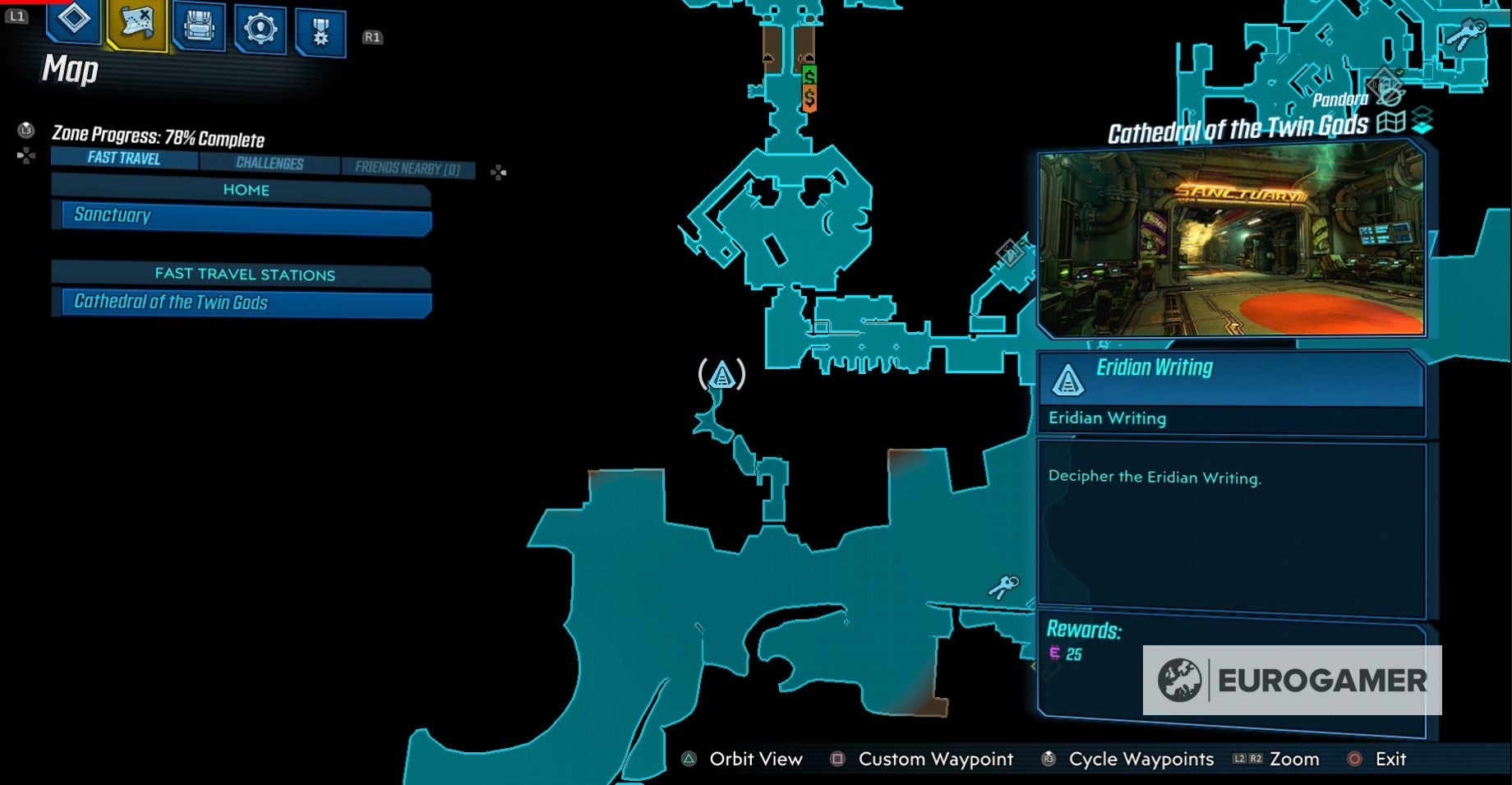 Borderlands 3 Eridian Writing locations explained