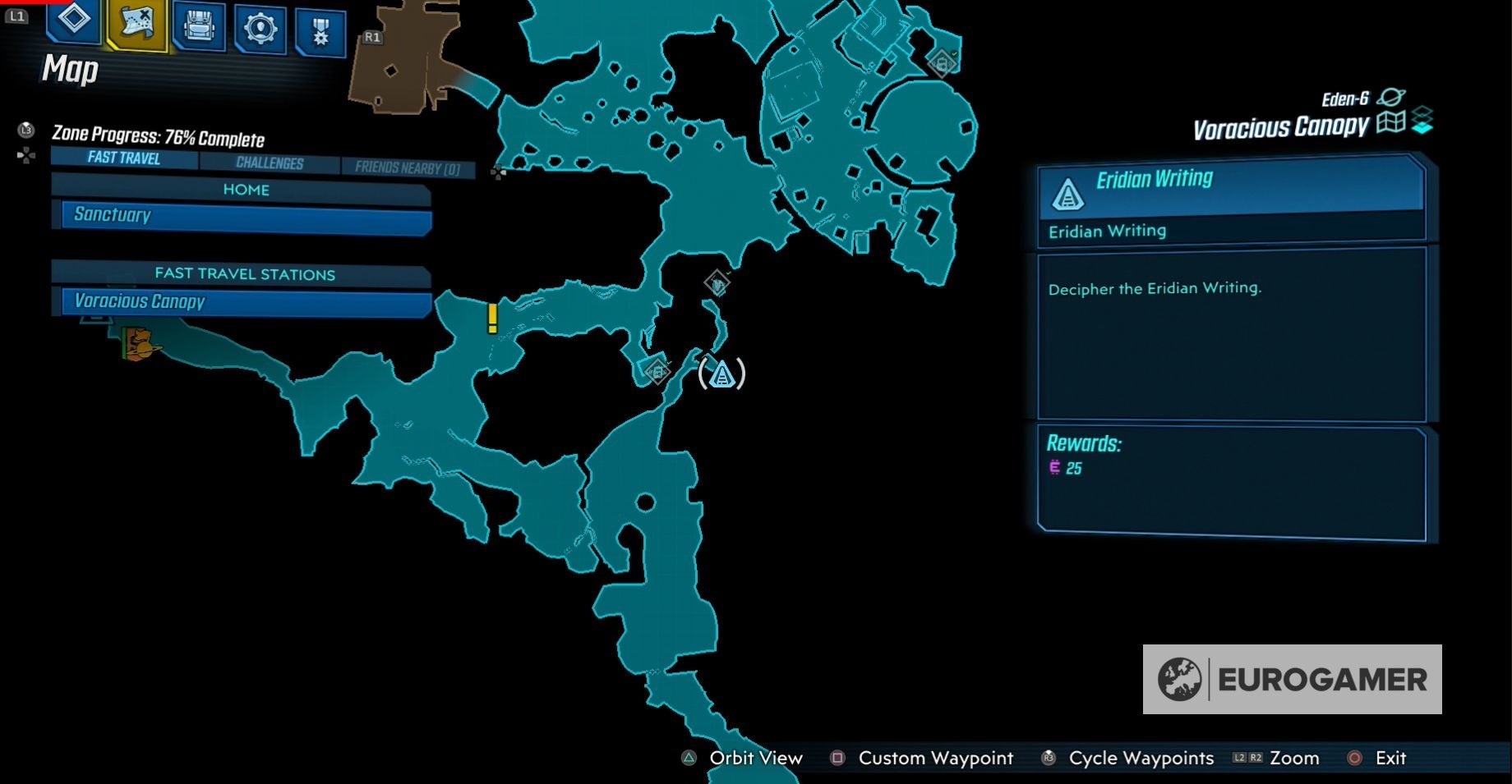 Borderlands 3 - Eridian Writing Locations Explained | Eurogamer.net