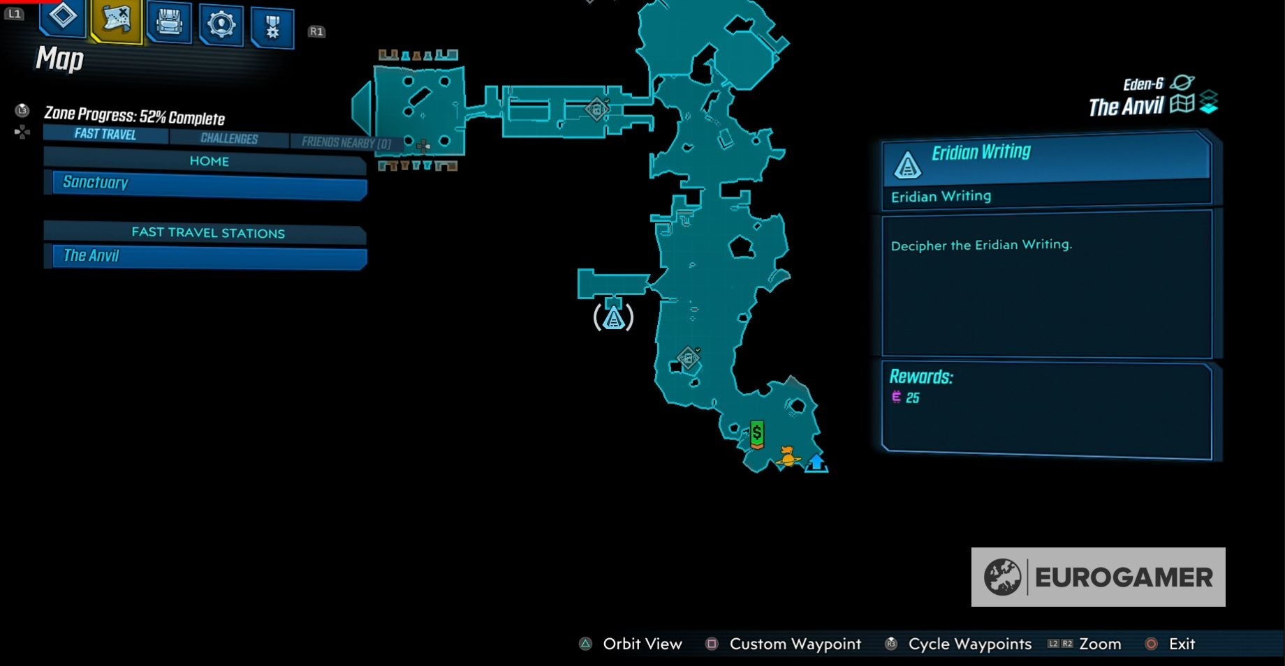 Borderlands 3 Eridian Writing locations explained