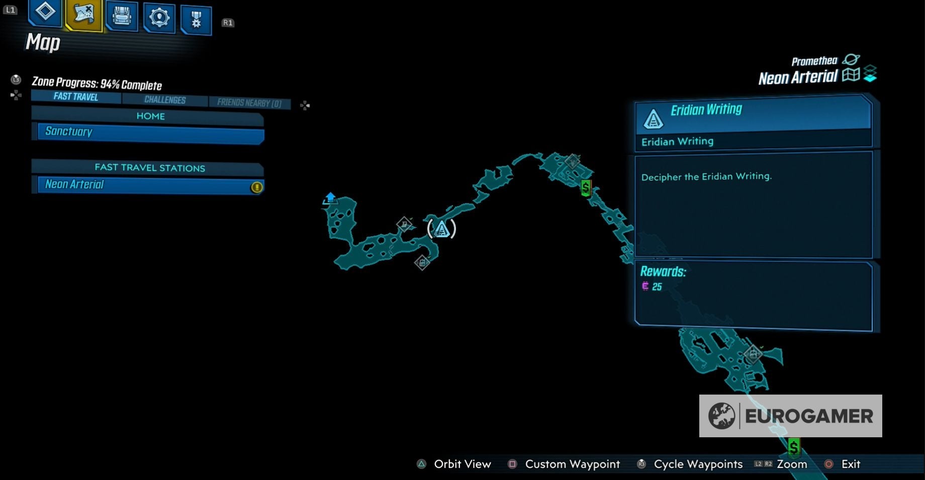Borderlands 3 Eridian Writing locations explained