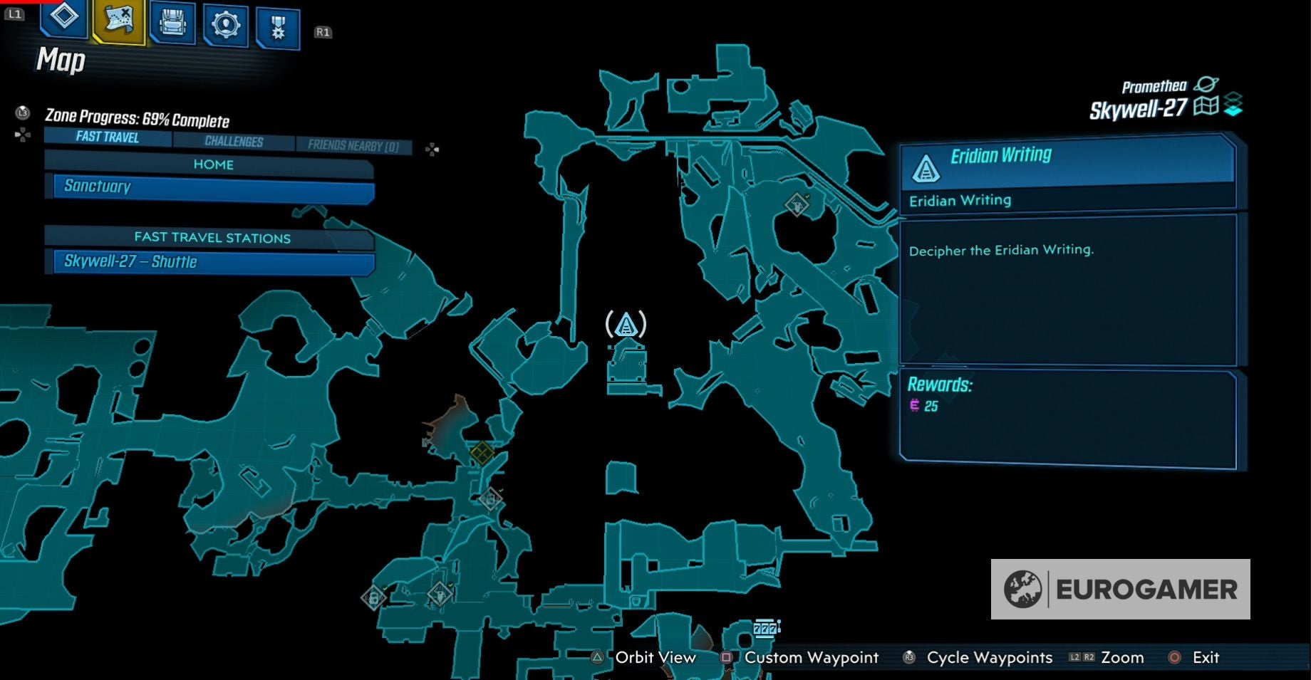 Borderlands 3 Eridian Writing locations explained