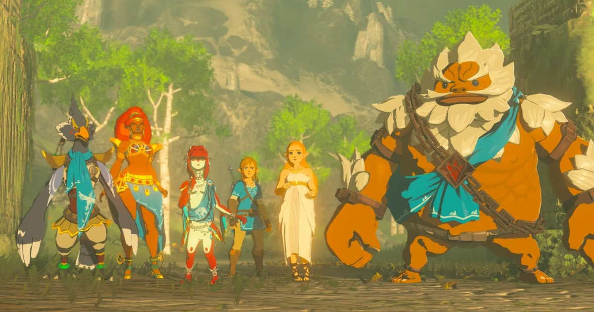 تتضمن لعبة Zelda: Breath of the Wilds إيماءة لطيفة إلى Champions Ballad of Kingdom Tears.