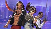 Key art for Boyfriend Dungeon video game featuring three characters from the action RPG-meets-dating simulator