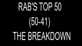 Cardboard Children - Rab's Top 50: BREAKDOWN 1