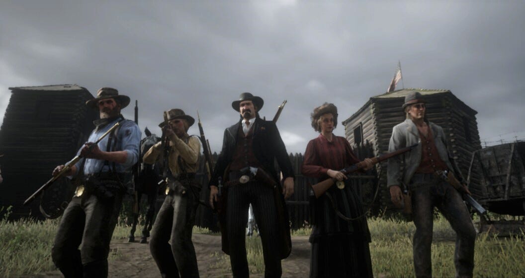 Rdr2 Members Red Dead Redemption 2 players have recreated the Van der Linde gang in ...