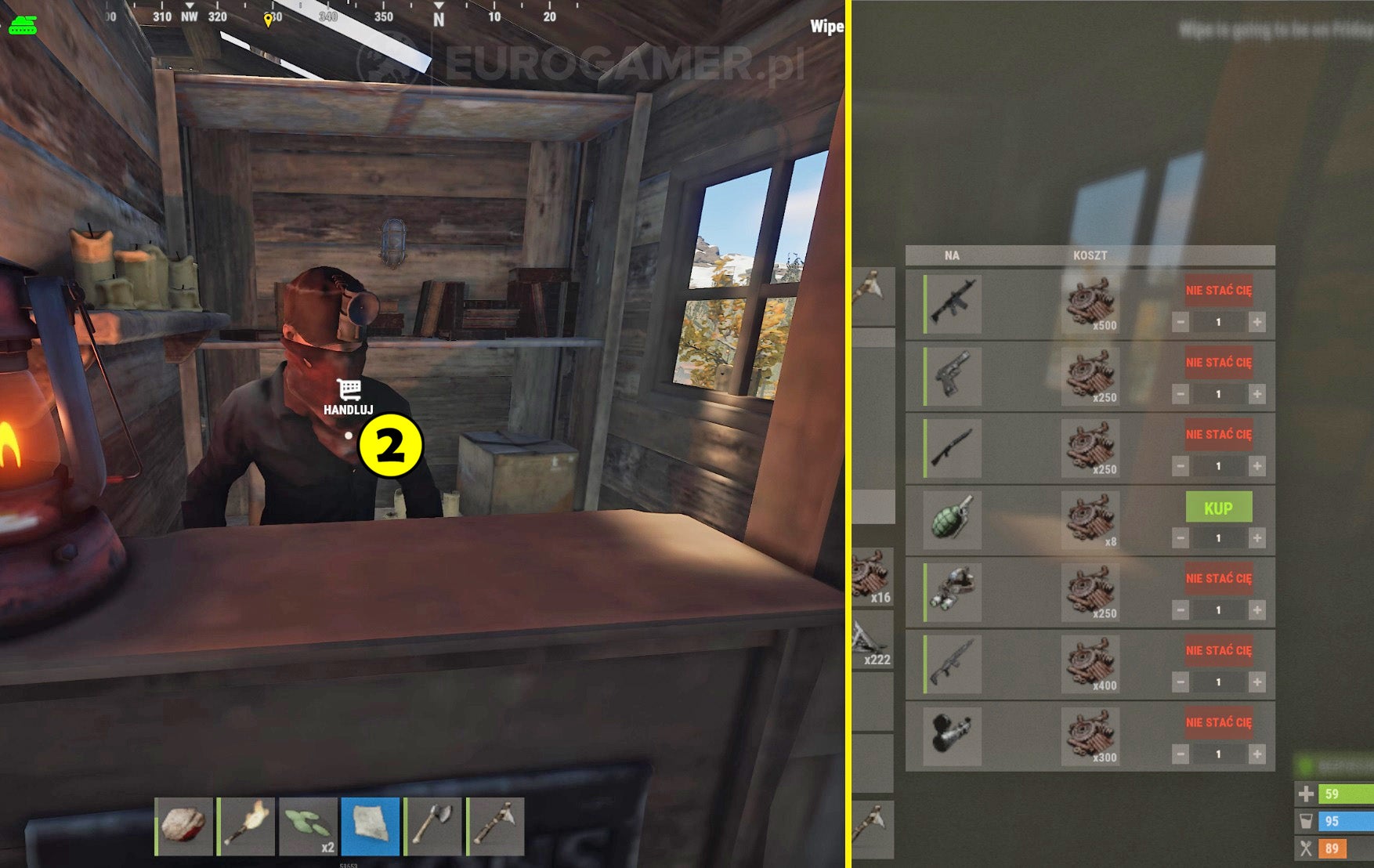 Rust - jak szybko zdobyć broń palną | Eurogamer.pl