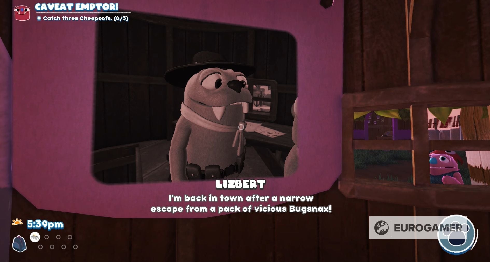 Bugsnax video diary locations Where to find Lizbert's video diaries