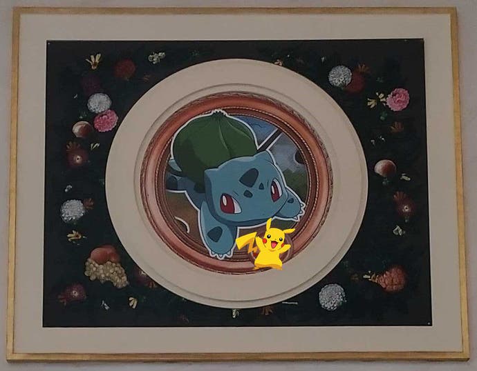 Pokémon: Art Through the Ages Bulbasaur painting
