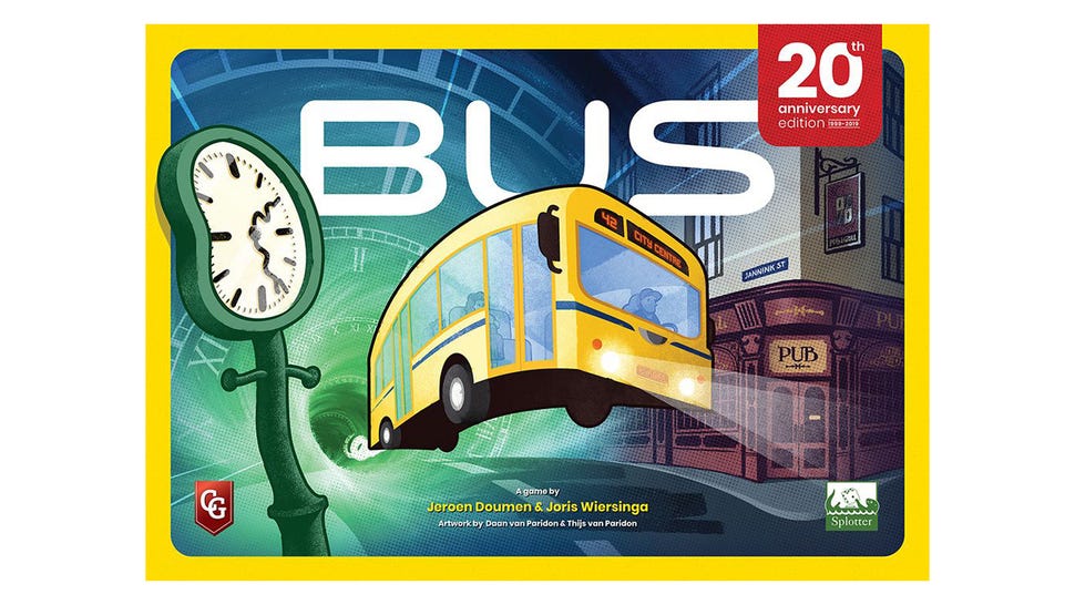 Bus: 20th Anniversary Edition board game box