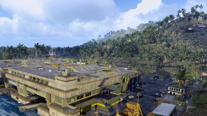 The docks of Caldera in Warzone