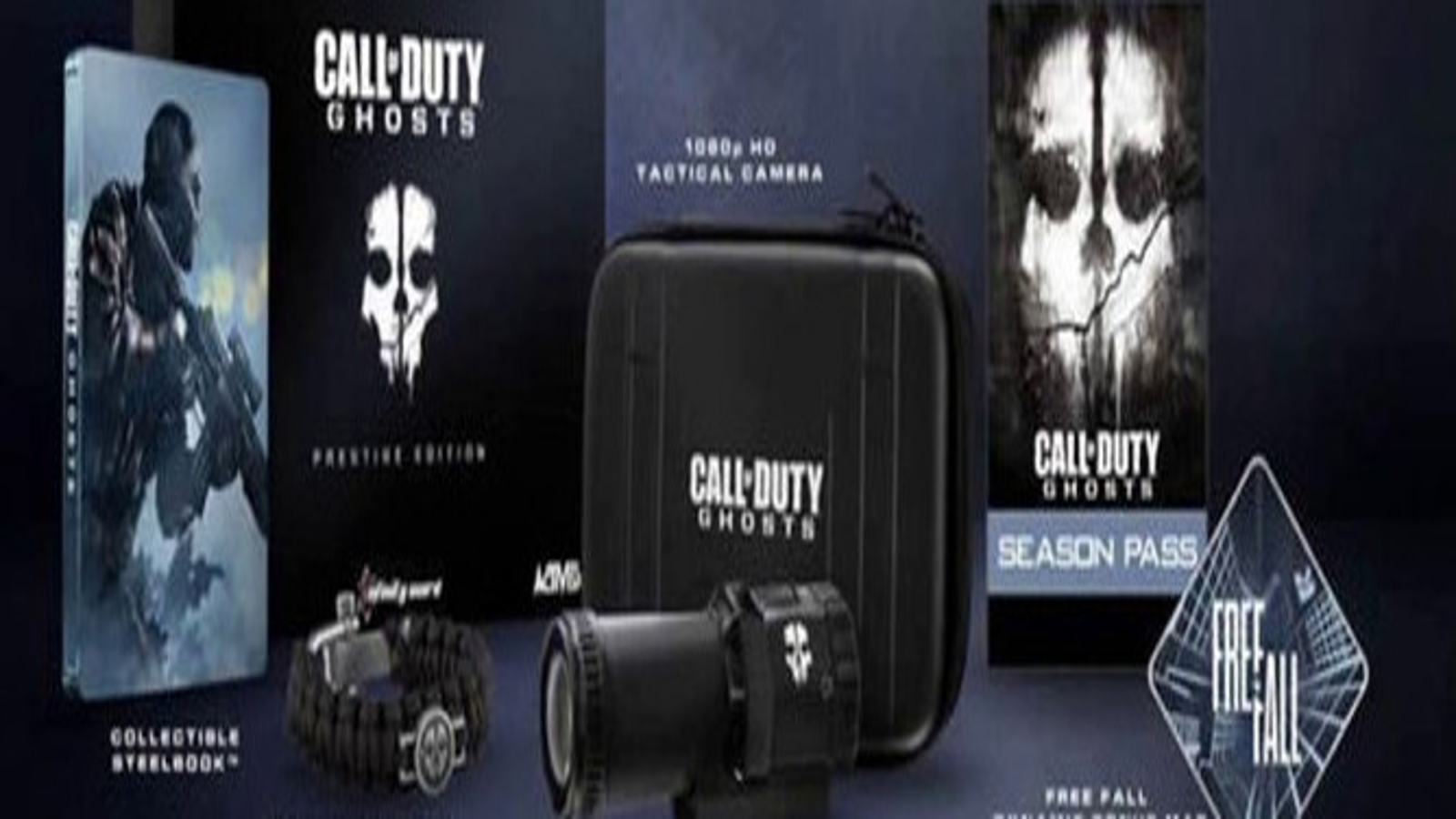 NEW Official Call of Duty Ghosts BLACK Digital Tactical Camera 1080p HD+COD  Case