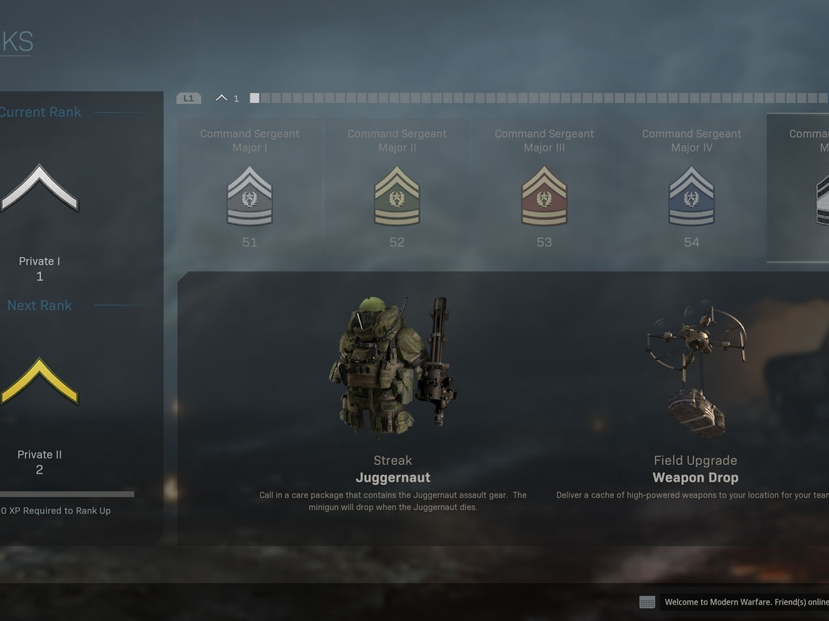 Call of Duty: Modern Warfare ditches Prestige for Officer Ranks