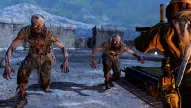 Two zombie in Call Of Duty: Warzone running towards a player that's pointing their gun at the zombies