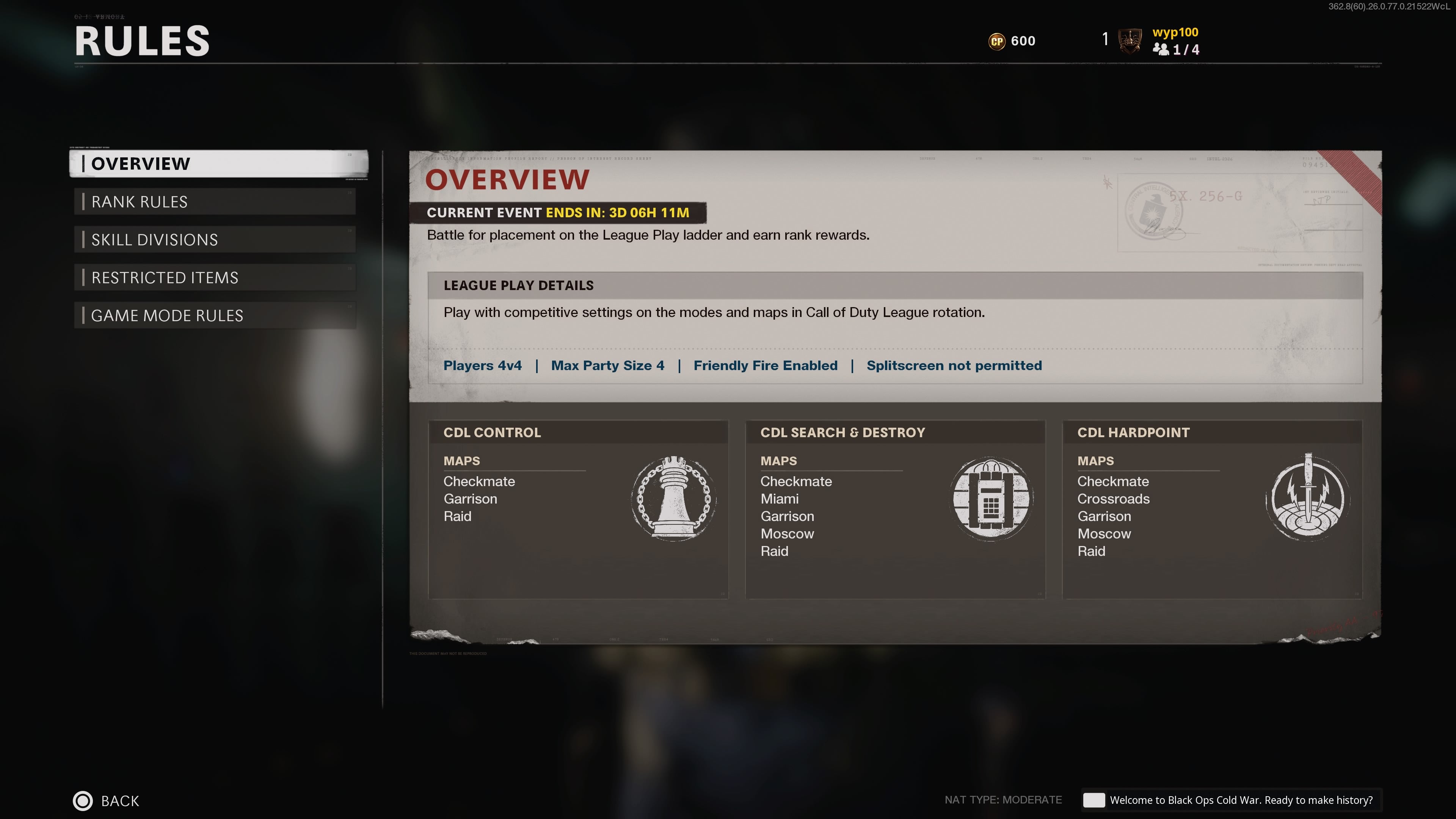 Call of Duty Black Ops Cold War League Play is off to a rough start