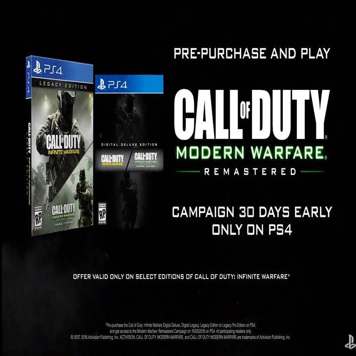 Call of Duty: Modern Warfare Remastered - PlayStation 4, PlayStation 4