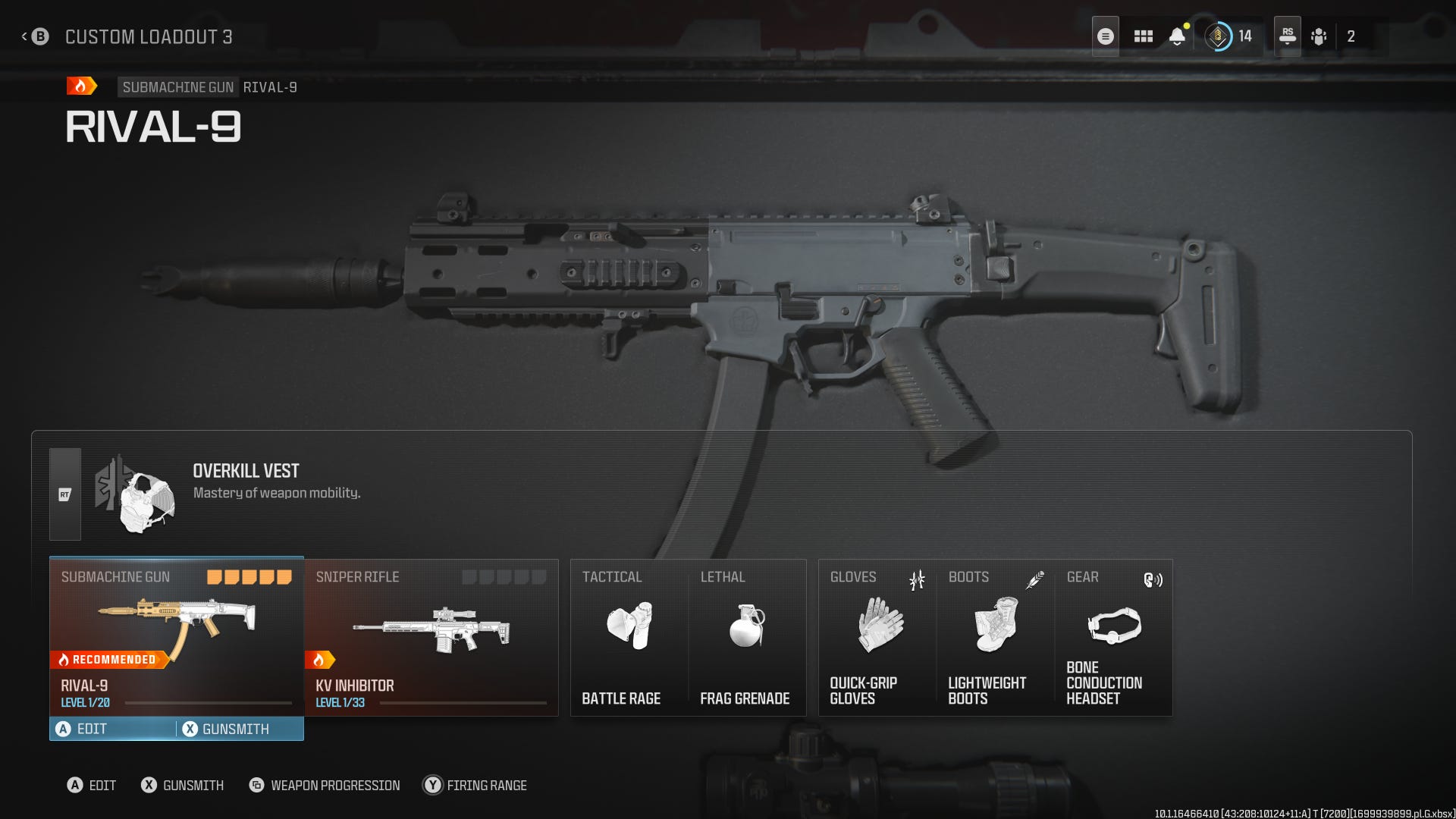 Best Rival9 loadout and class build for Warzone and MW3