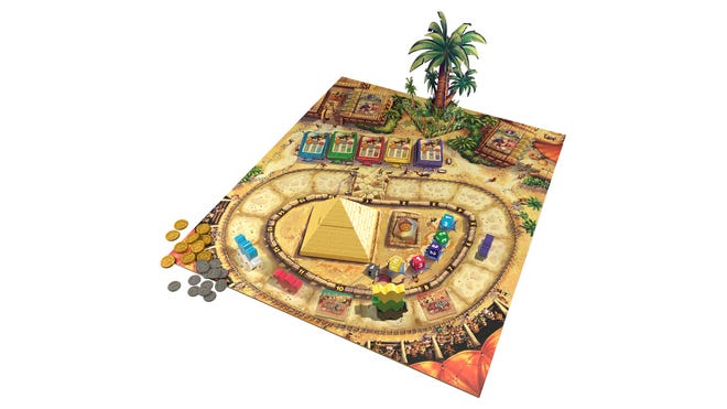 Camel Up: Second Edition beginner board game gameplay layout