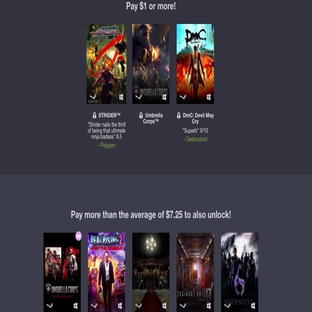 Humble Bundle offers 'Resident Evil' collection to raise money for